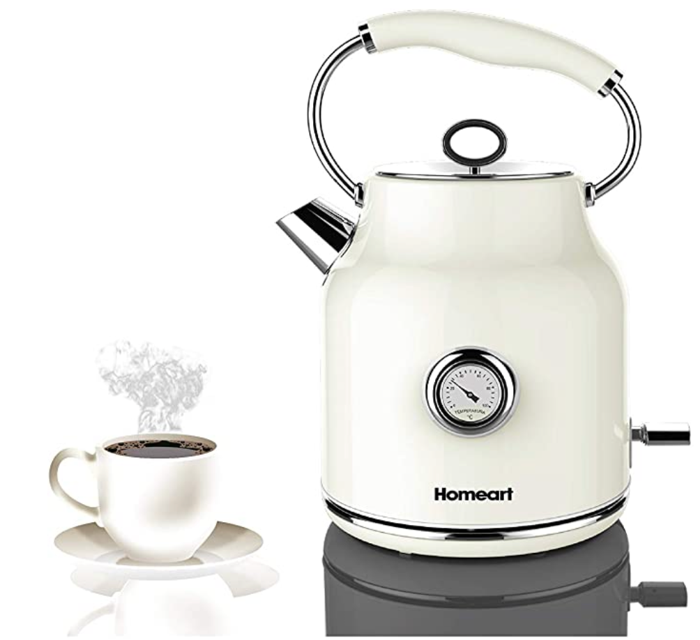 Kettle linocut black and white kitchen appliance coffee and tea water ketle  Coffee Mug by monoo